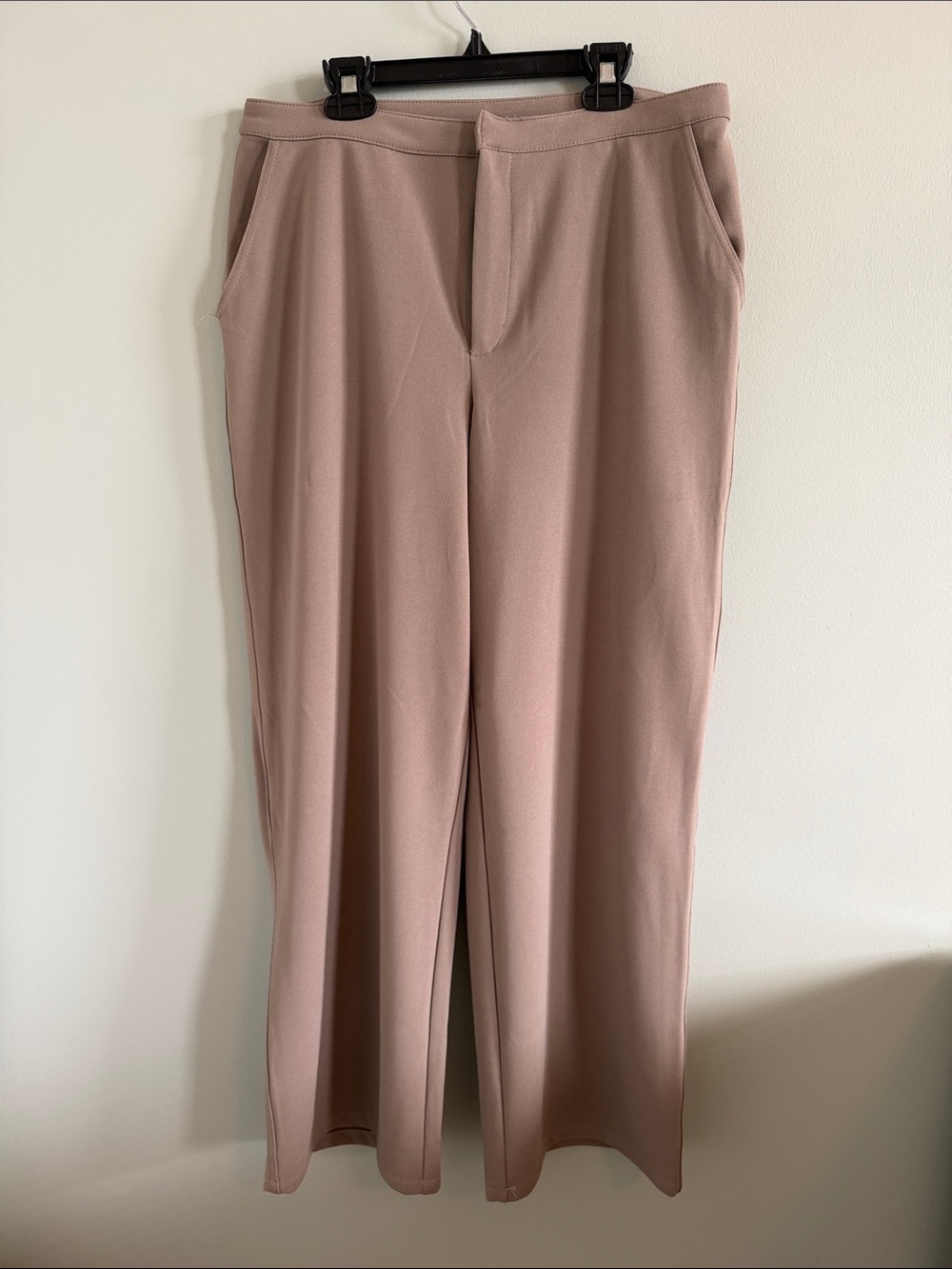 H&M Women's Wide-Leg Pants in Taupe